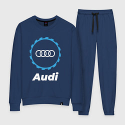 Костюм хлопковый женский Audi в стиле Top Gear, цвет: тёмно-синий