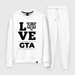 Костюм хлопковый женский GTA love classic, цвет: белый