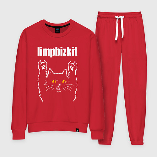 Женский костюм Limp Bizkit rock cat / Красный – фото 1