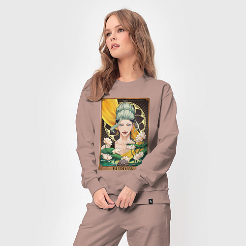 Женский костюм The Buddha Tarot Card / Пыльно-розовый – фото 3