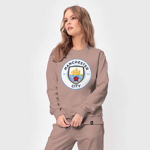 Женский костюм Manchester City FC / Пыльно-розовый – фото 3