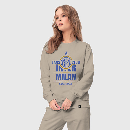 Женский костюм Inter Milan fans club / Миндальный – фото 3