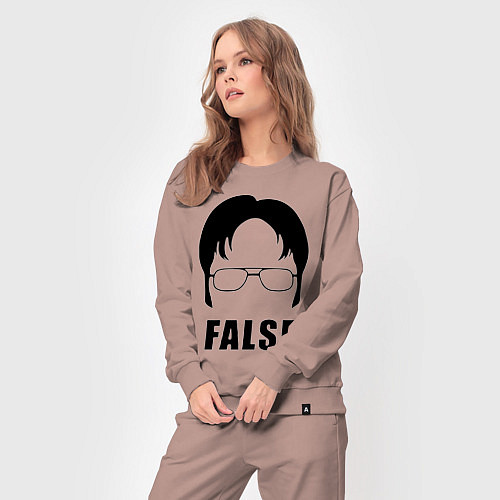 Женский костюм Дуайт Шрут / Пыльно-розовый – фото 3