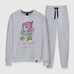 Костюм хлопковый женский Esmeralda - pulp fiction, цвет: меланж