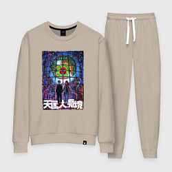 Костюм хлопковый женский Персонажи аниме - Великая небесная стена, цвет: миндальный