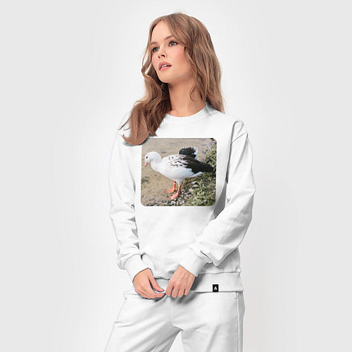 Женский костюм Андский гусь / Белый – фото 3