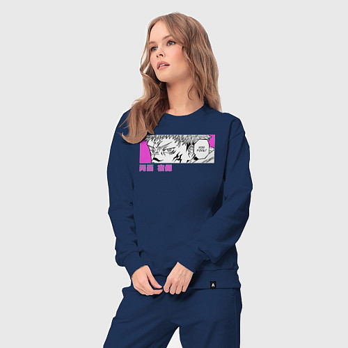 Женский костюм Взгляд Сукуны / Тёмно-синий – фото 3