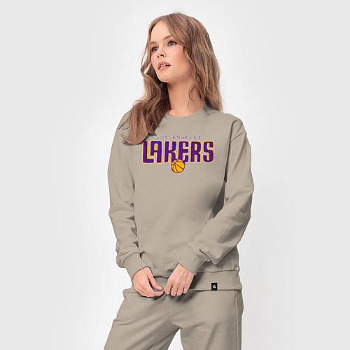 Женский костюм Team Lakers / Миндальный – фото 3