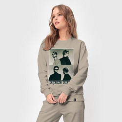 Костюм хлопковый женский Depeche Mode - Music for the Masses, цвет: миндальный — фото 2