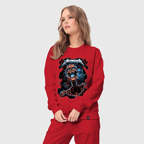 Женский костюм Metall skeleton / Красный – фото 3