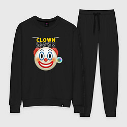 Костюм хлопковый женский Litterly Clown, цвет: черный