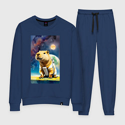 Женский костюм Capybara brave astronaut - neural network