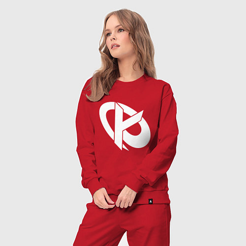 Женский костюм Karmine Corp / Красный – фото 3