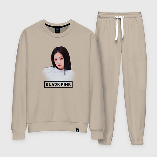 Женский костюм Jennie Kim Blackpink / Миндальный – фото 1