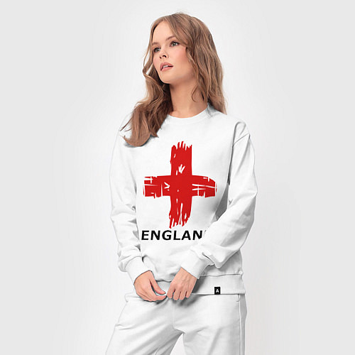 Женский костюм England flag / Белый – фото 3
