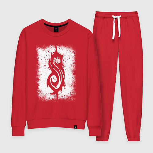 Женский костюм Slipknot logo / Красный – фото 1