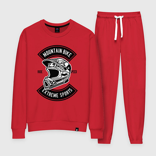 Женский костюм Mountain bike helmet / Красный – фото 1