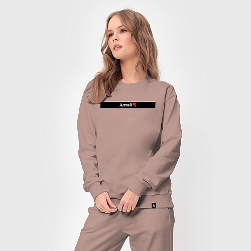 Женский костюм Алтай регионы России / Пыльно-розовый – фото 3