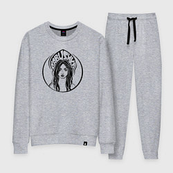 Костюм хлопковый женский Babushka, цвет: меланж