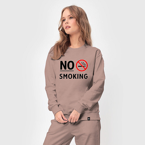 Женский костюм No Smoking / Пыльно-розовый – фото 3