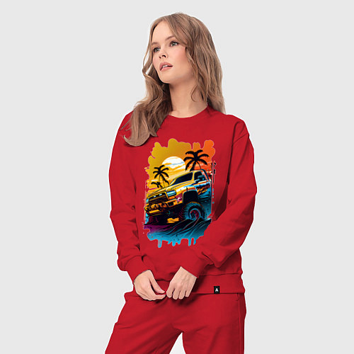 Женский костюм Монстр трак / Красный – фото 3