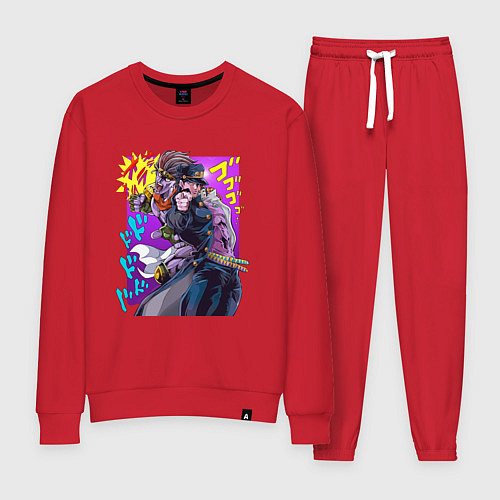 Женский костюм Джотаро - Jojo / Красный – фото 1