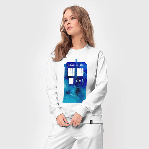 Женский костюм Space tardis / Белый – фото 3