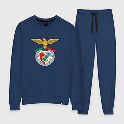 Костюм хлопковый женский Benfica club, цвет: тёмно-синий