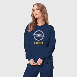 Костюм хлопковый женский Opel sport auto, цвет: тёмно-синий — фото 2