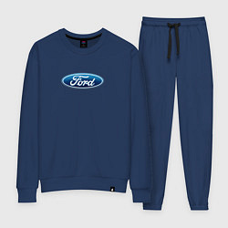 Костюм хлопковый женский Ford usa auto brend, цвет: тёмно-синий