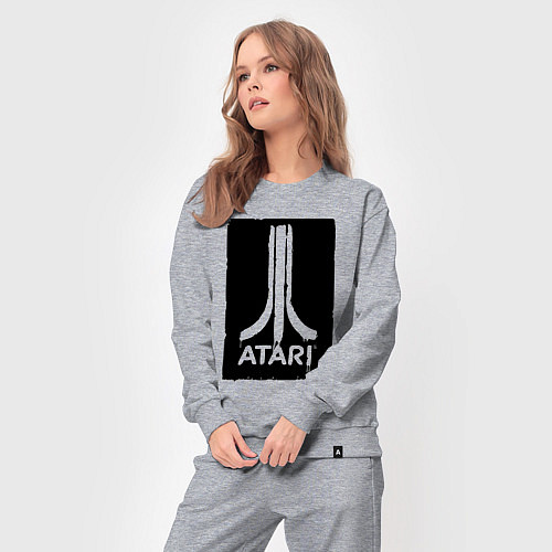 Женский костюм Atali black logo / Меланж – фото 3