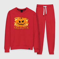 Костюм хлопковый женский Orange holiday halloween, цвет: красный