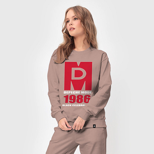 Женский костюм Depeche Mode - Black Celebration album merch / Пыльно-розовый – фото 3