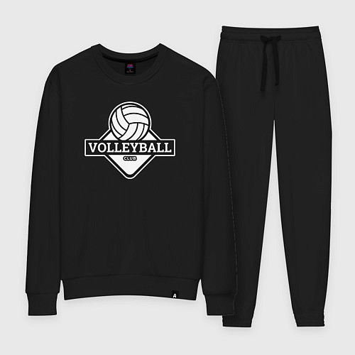 Женский костюм Volleyball club / Черный – фото 1