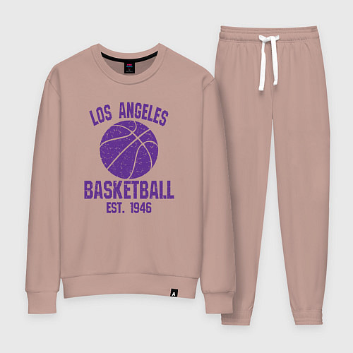 Женский костюм Basketball Los Angeles / Пыльно-розовый – фото 1