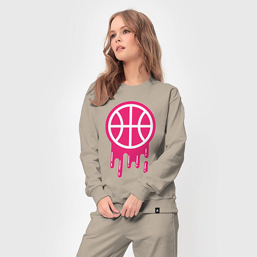 Женский костюм Pink basketball / Миндальный – фото 3