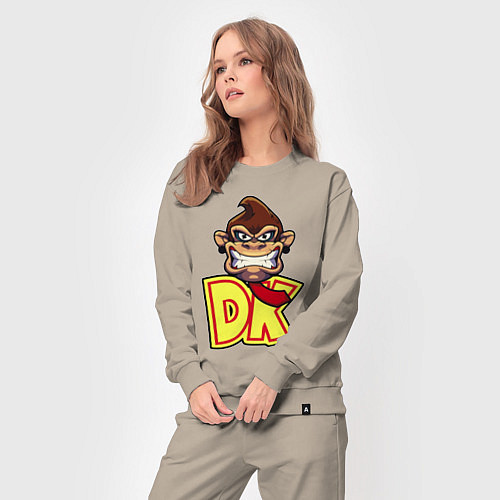 Женский костюм Donkey kong head / Миндальный – фото 3