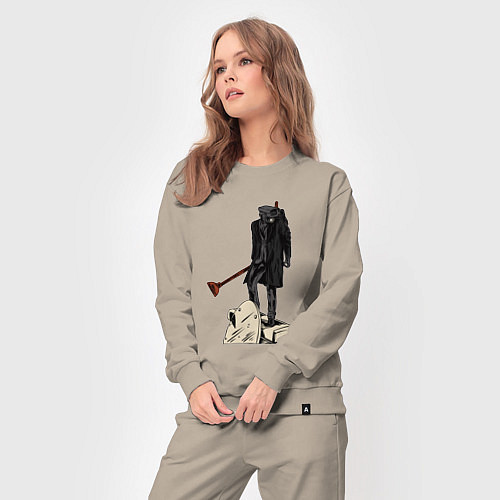 Женский костюм Камерамен победил скибиди туалет / Миндальный – фото 3