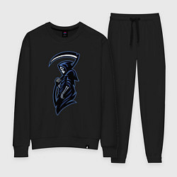 Костюм хлопковый женский Grim reaper, цвет: черный