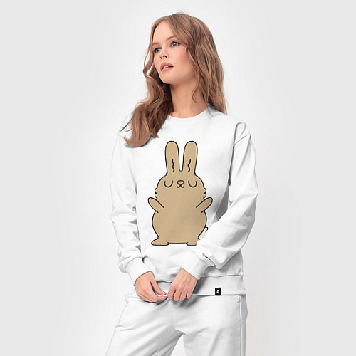 Женский костюм Relax bunny / Белый – фото 3