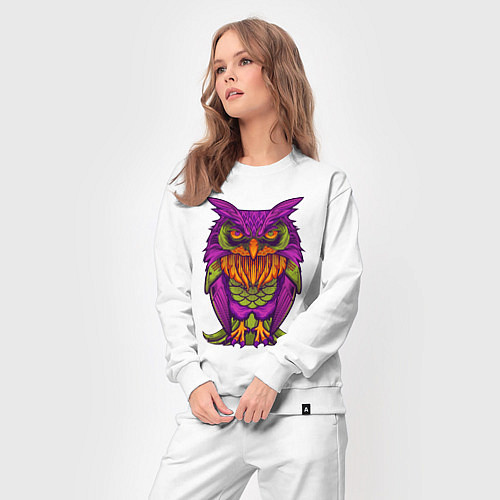 Женский костюм Purple owl / Белый – фото 3