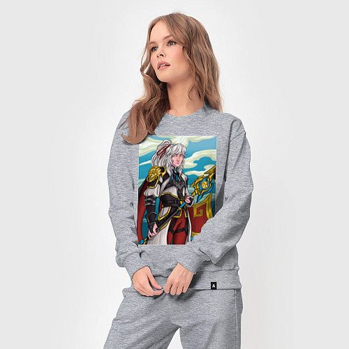 Женский костюм Цзин Юань - Honkai Star Rail / Меланж – фото 3