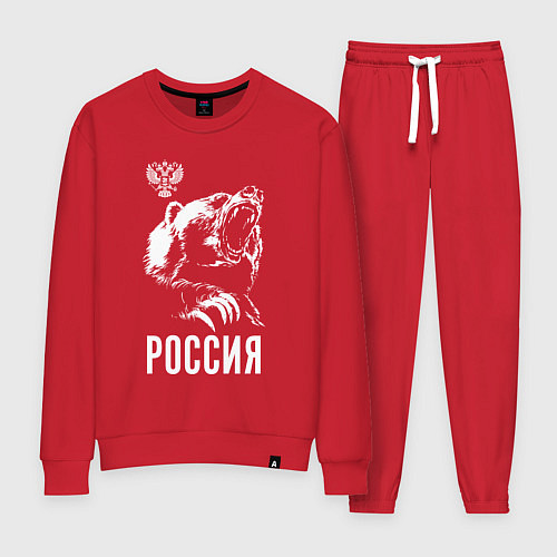 Женский костюм Русский медведь / Красный – фото 1