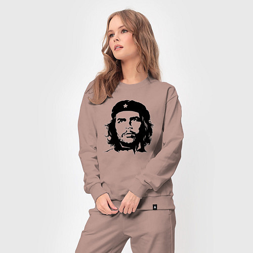 Женский костюм Портрет Че Гевары / Пыльно-розовый – фото 3