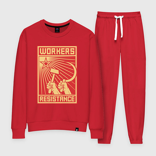 Женский костюм Сопротивление рабочих / Красный – фото 1