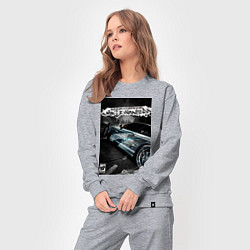 Костюм хлопковый женский Most wanted - BMW, цвет: меланж — фото 2