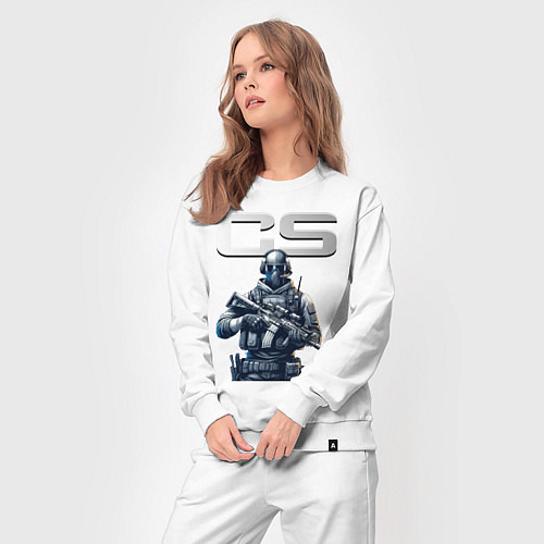 Женский костюм Counter Strike - stormtrooper / Белый – фото 3
