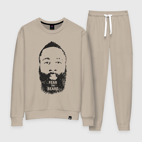 Женский костюм Бойся бороду / Миндальный – фото 1