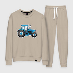 Женский костюм Синий трактор сбоку