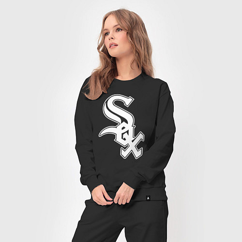 Женский костюм Chicago white sox - baseball / Черный – фото 3